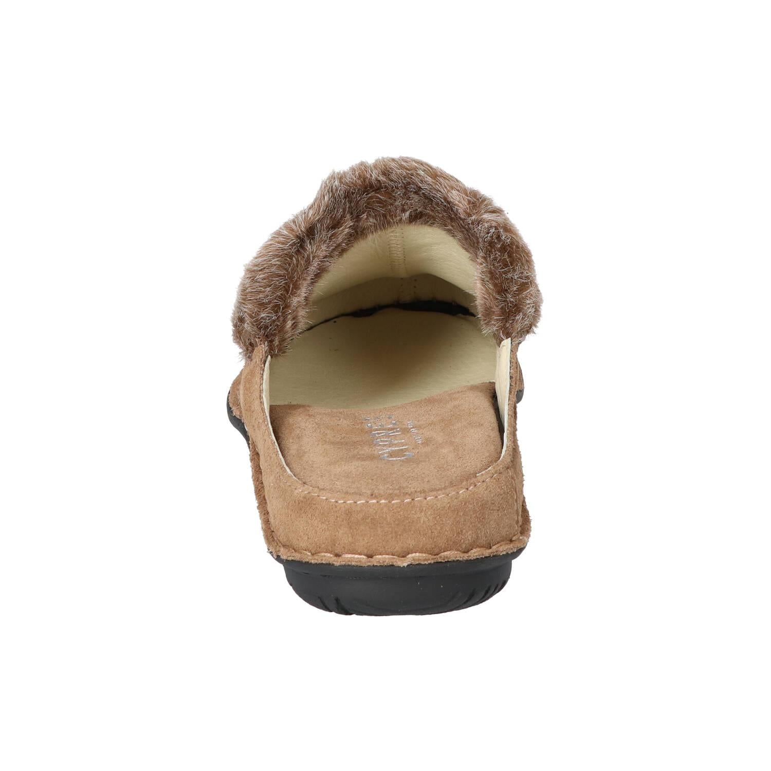 Pantoffels, Donkerbruin