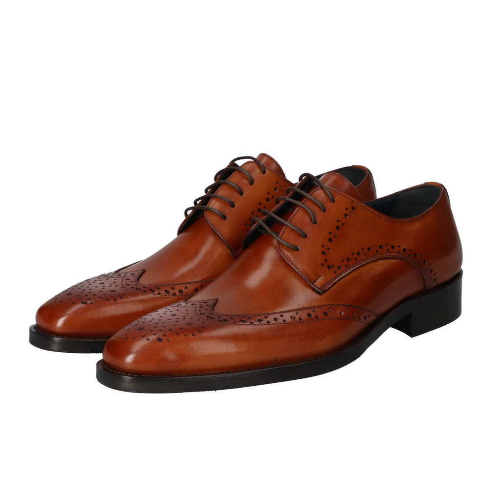 Veterschoenen, Cognac