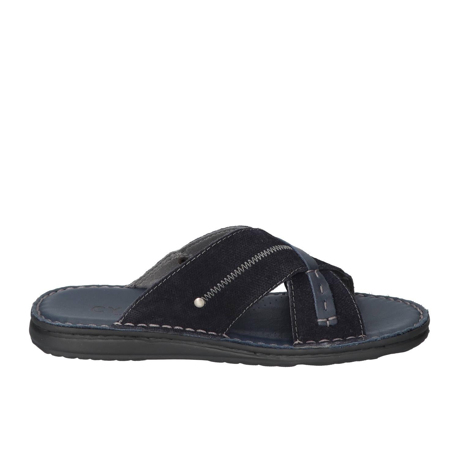 Slippers, Blauw