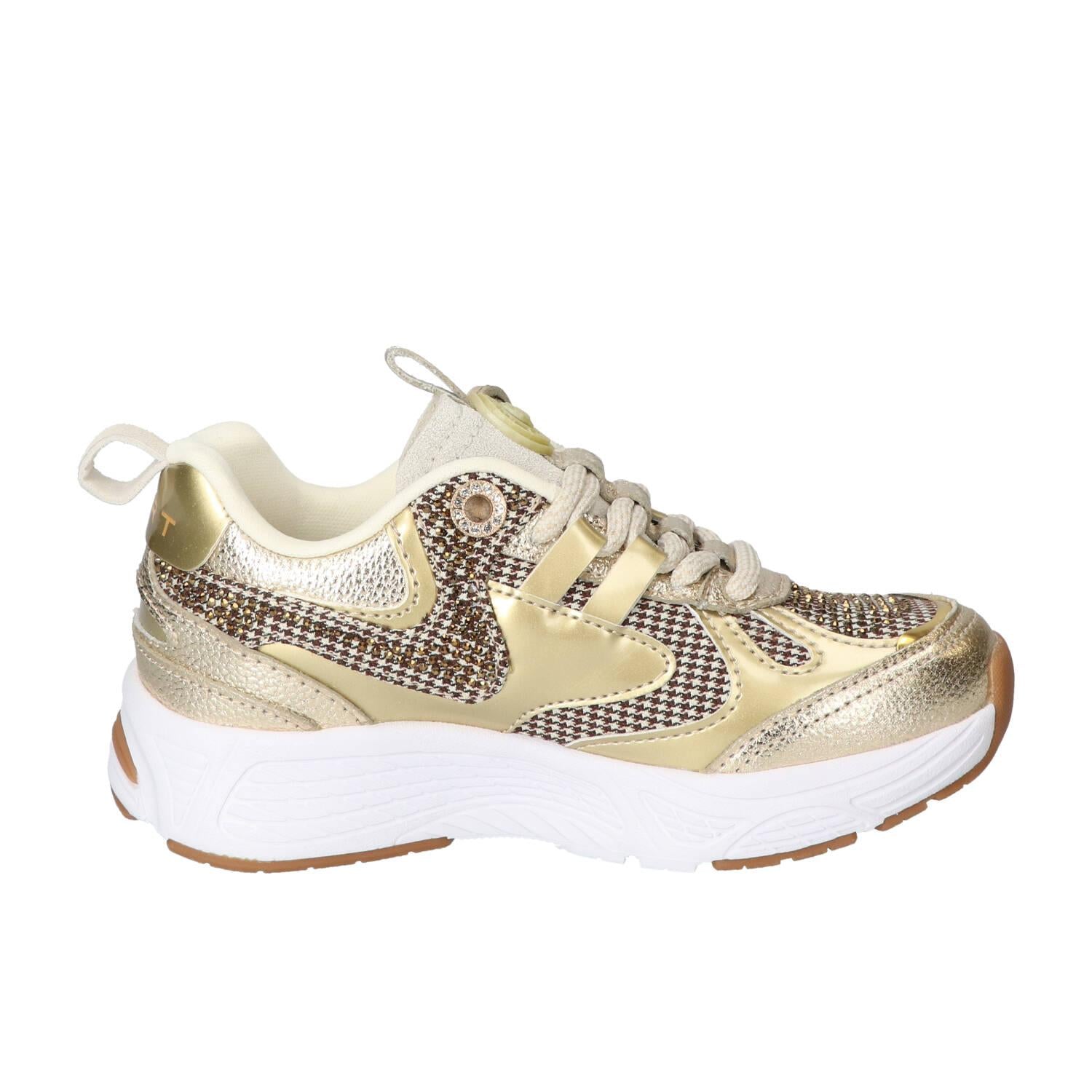 Sneakers Veter, Goud