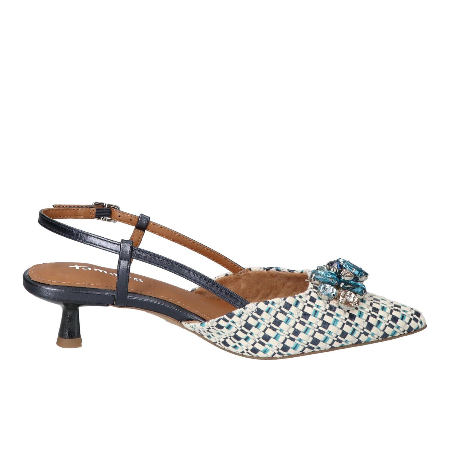 Slingback, Blauw