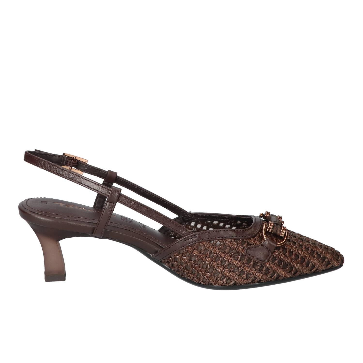 Slingback, Donkerbruin