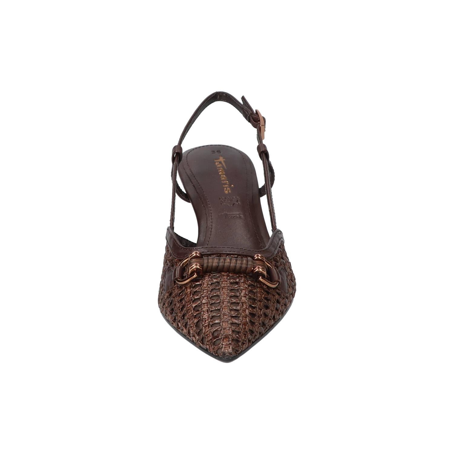 Slingback, Donkerbruin