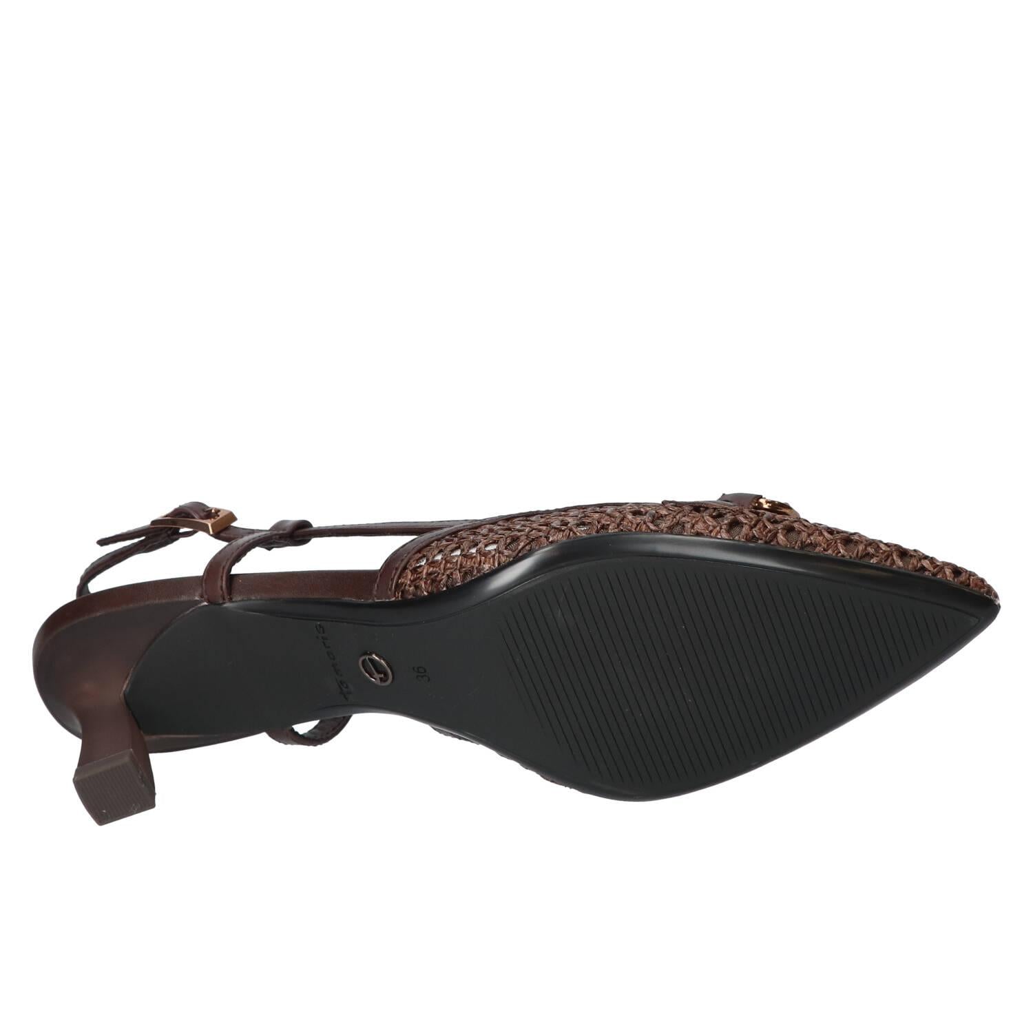 Slingback, Donkerbruin
