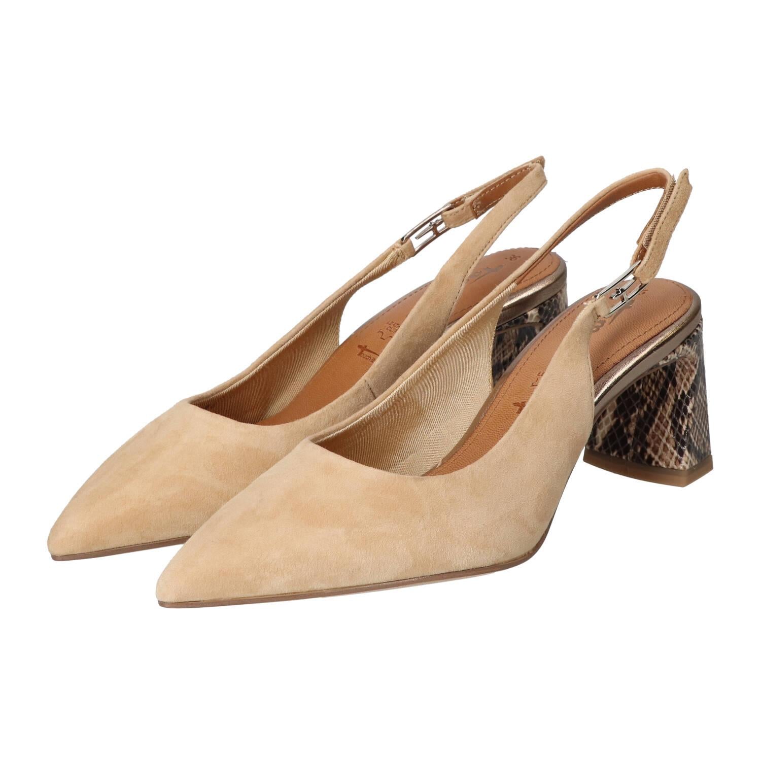 Slingback, Cognac