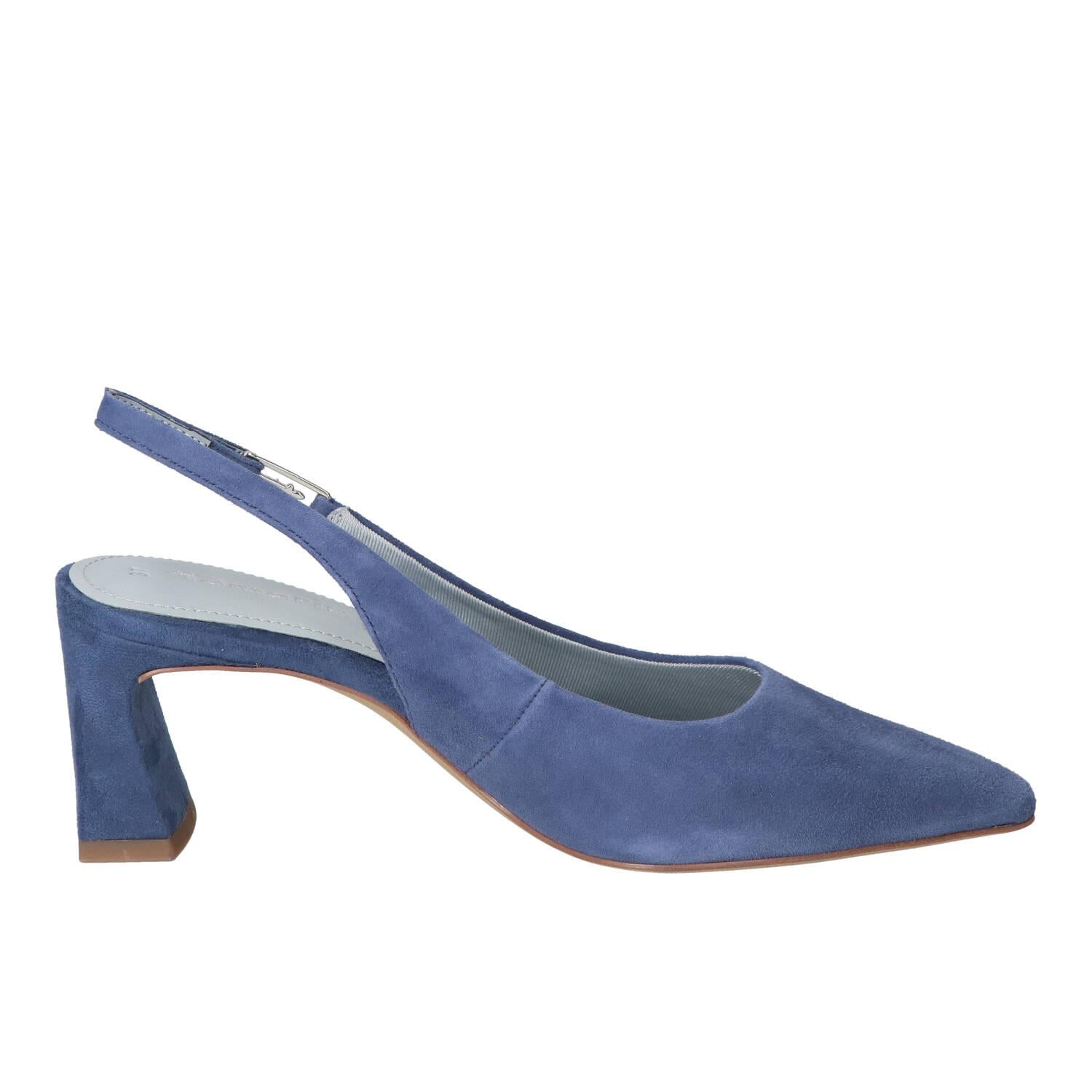 Slingback, Blauw