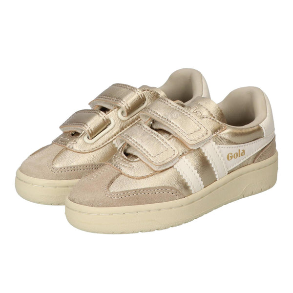 Sneakers Velcro, Goud