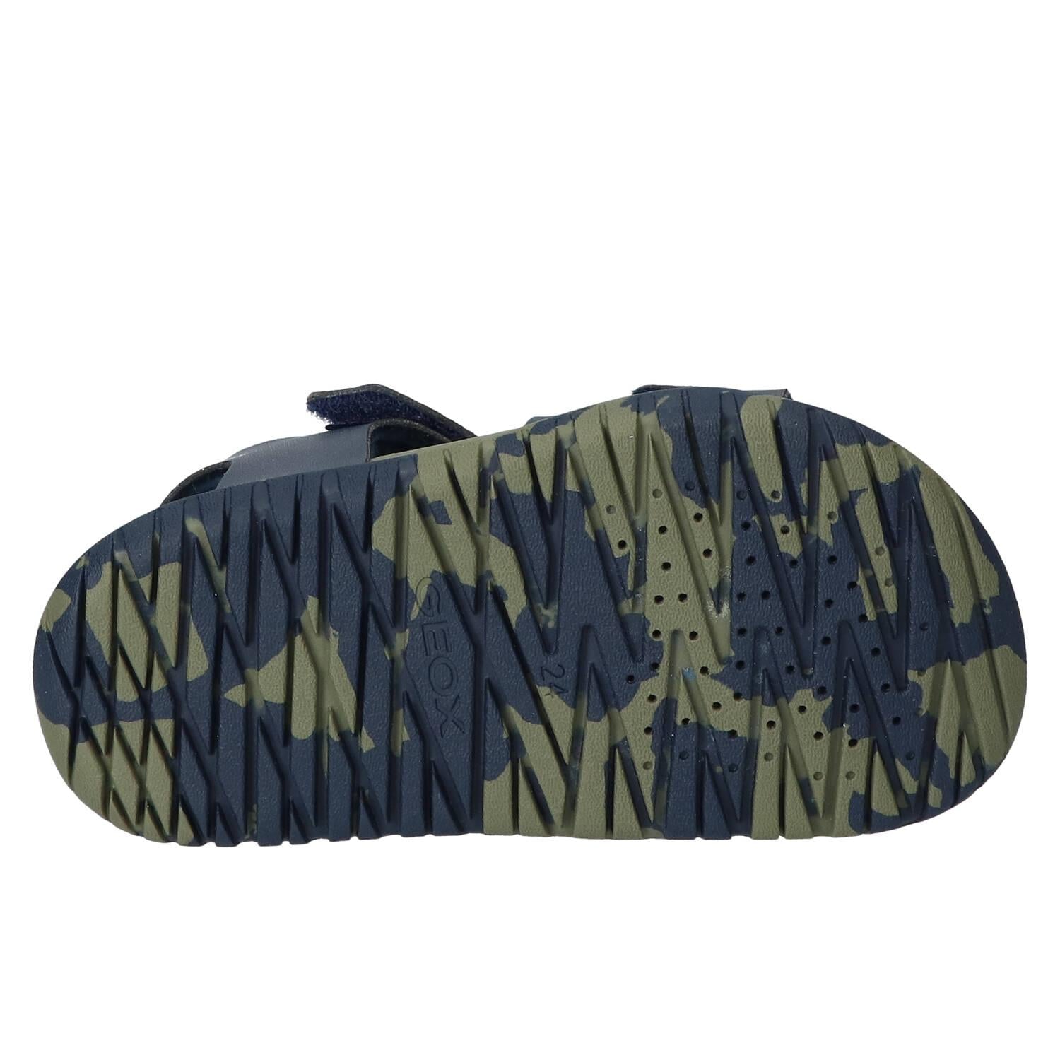 Sandalen, Blauw