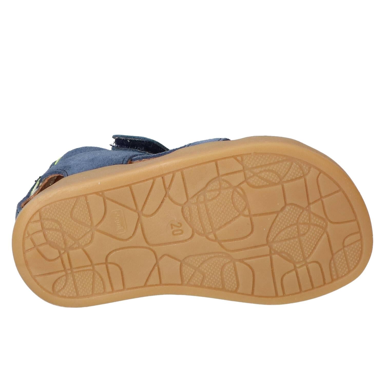 Sandalen, Blauw