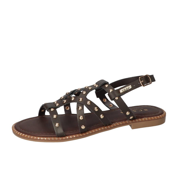 Sandalen, Donkerbruin