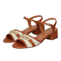Sandalen, Cognac