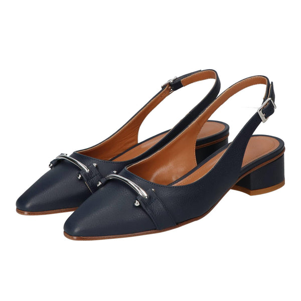Slingback, Blauw