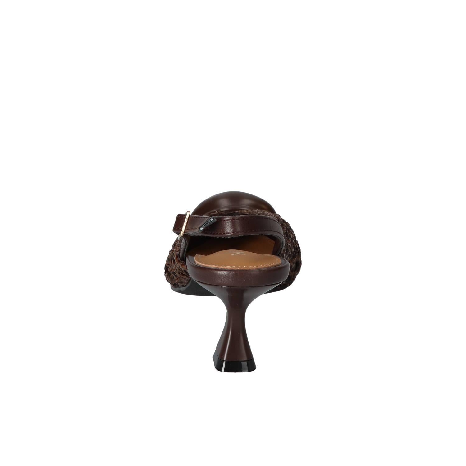 Slingback, Donkerbruin
