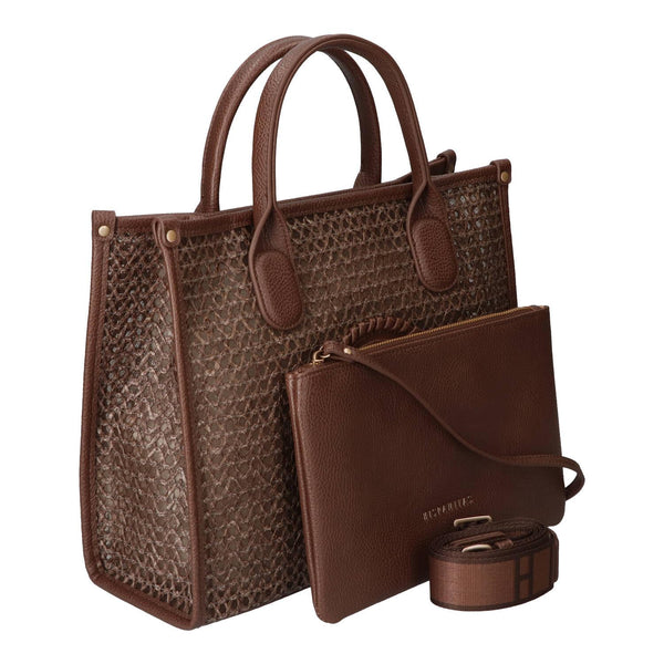 Schoudertassen, Donkerbruin