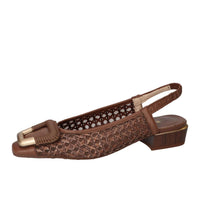 Slingback, Donkerbruin
