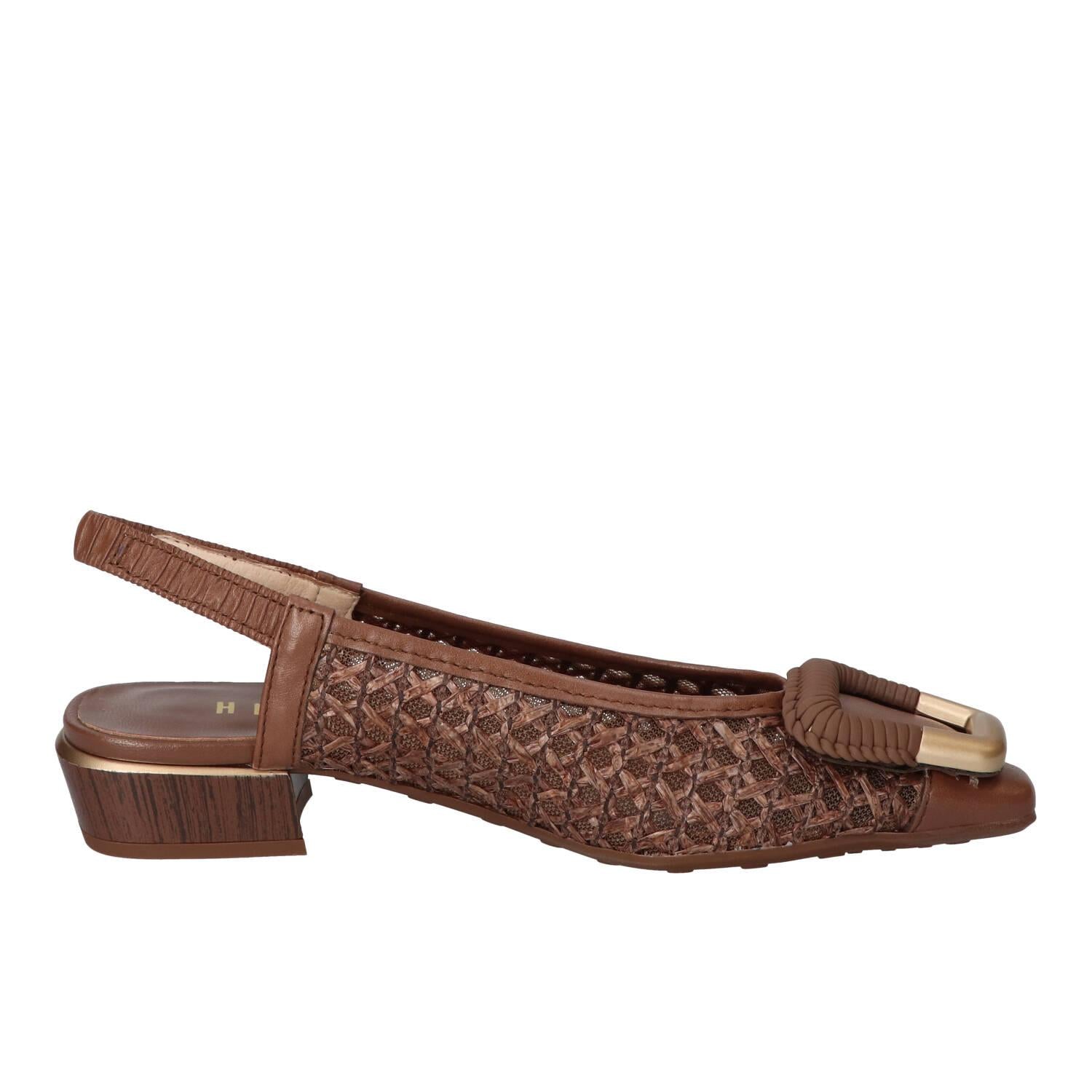 Slingback, Donkerbruin