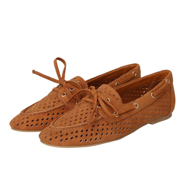 Veterschoenen, Cognac