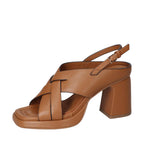 Sandalen, Cognac