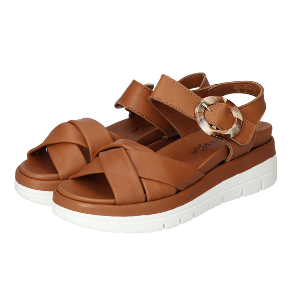 Sandalen, Cognac