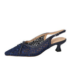 Slingback, Blauw