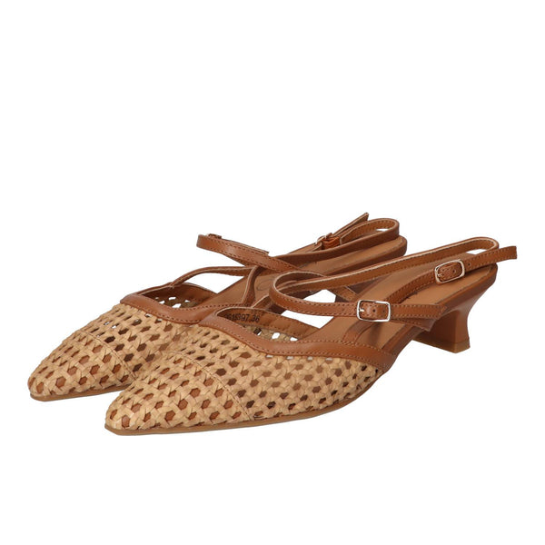 Slingback, Cognac