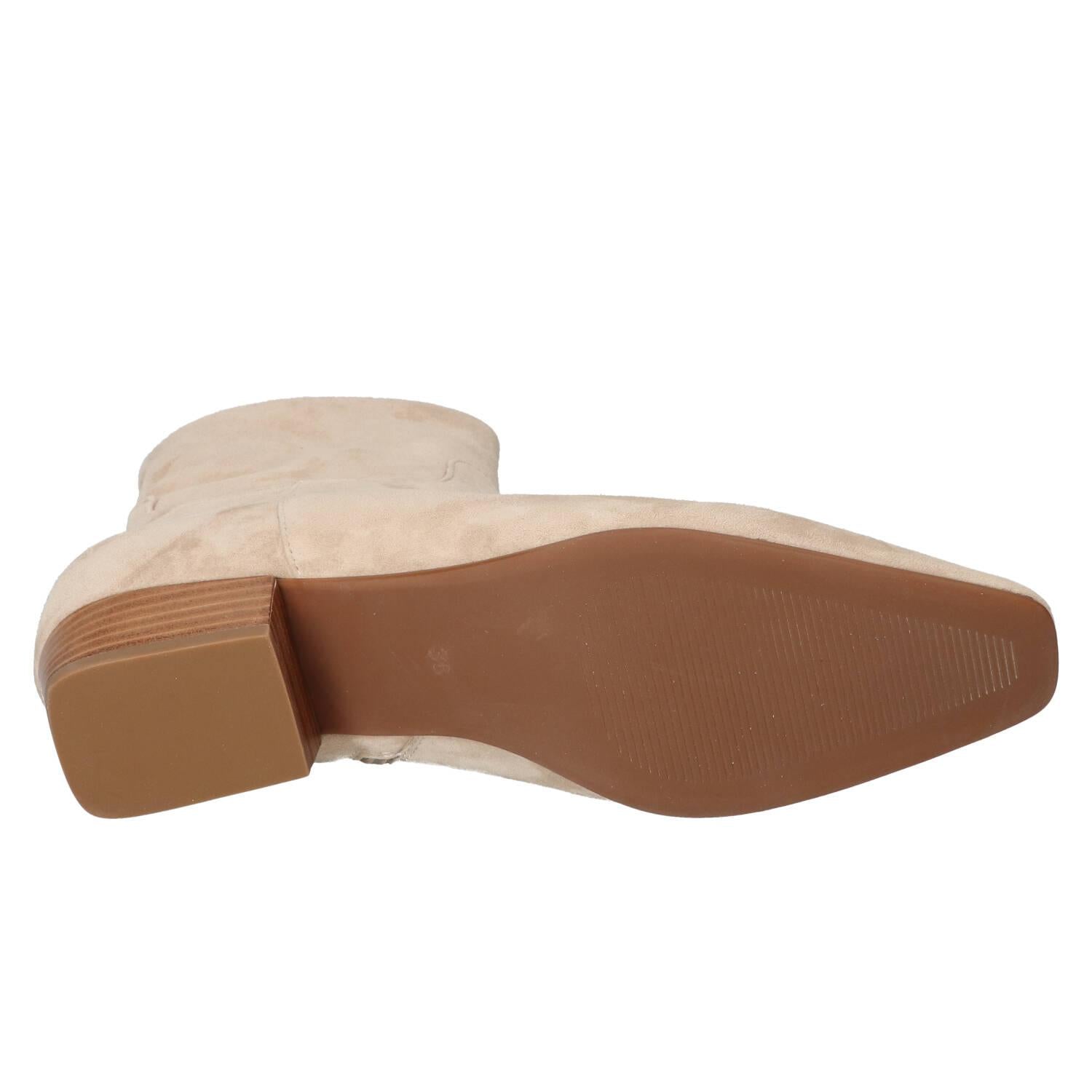 Booties, Taupe
