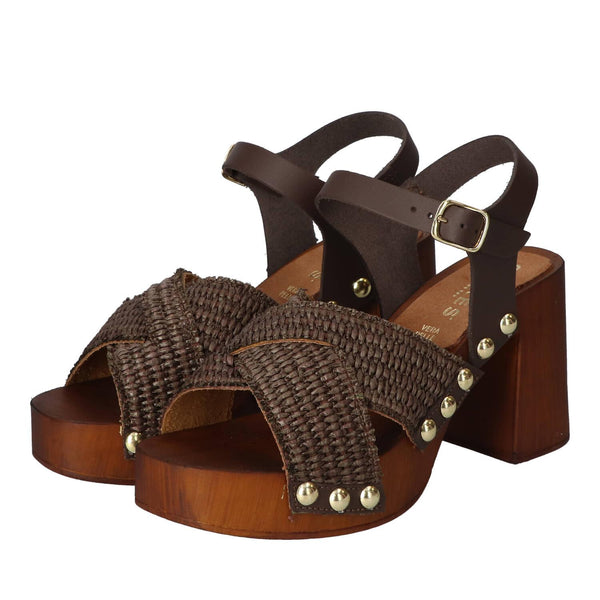 Sandalen, Donkerbruin