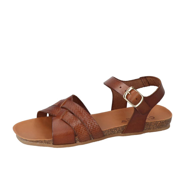 Sandalen, Cognac