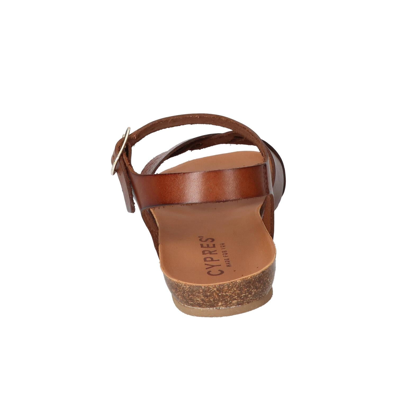 Sandalen, Cognac