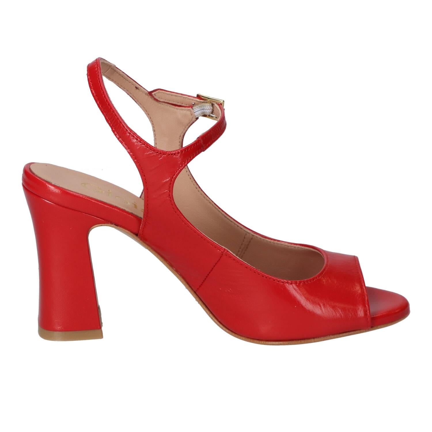 Sandalen, Rood