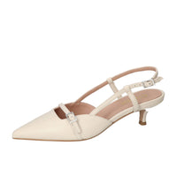 Slingback, Off White