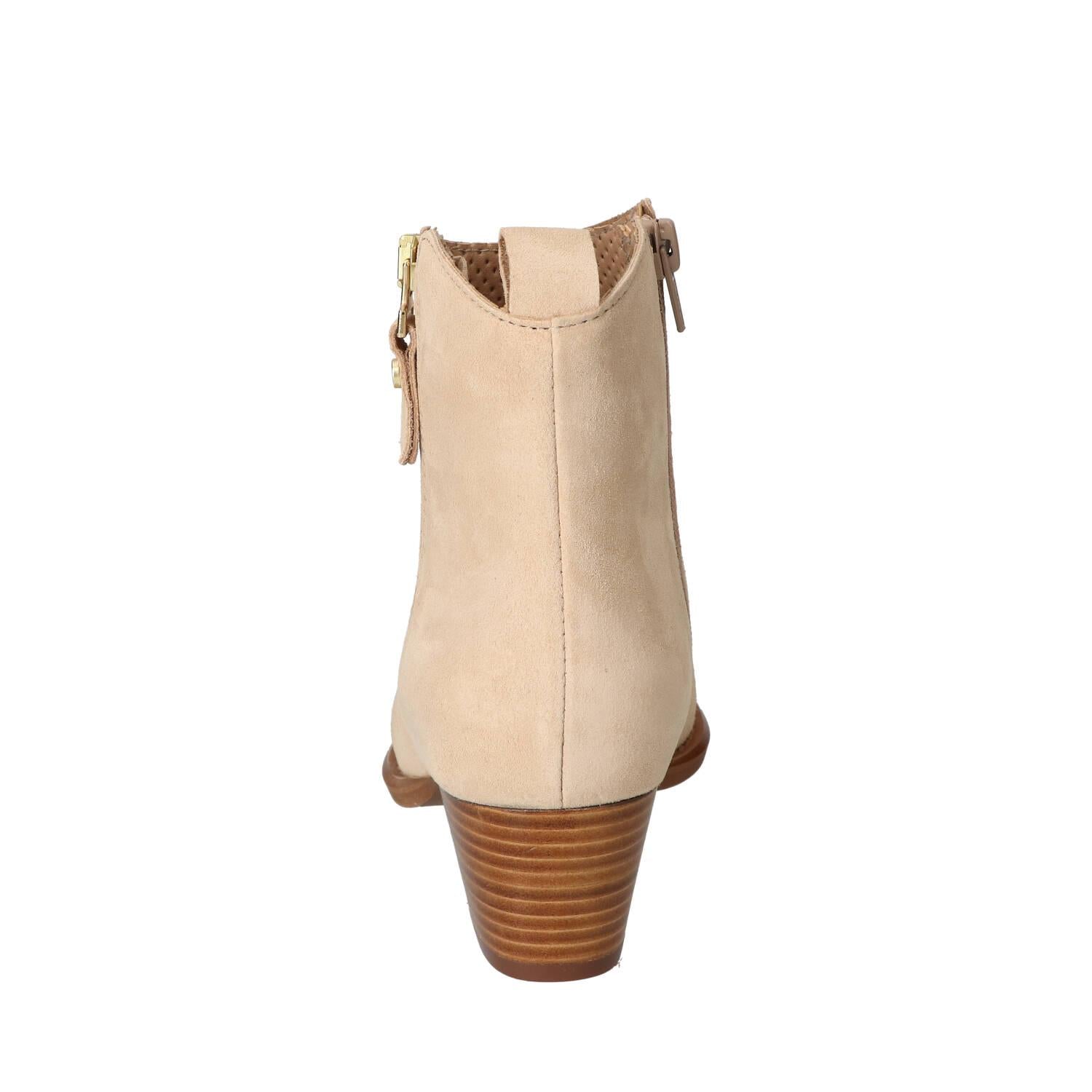 Booties, Lichtbeige