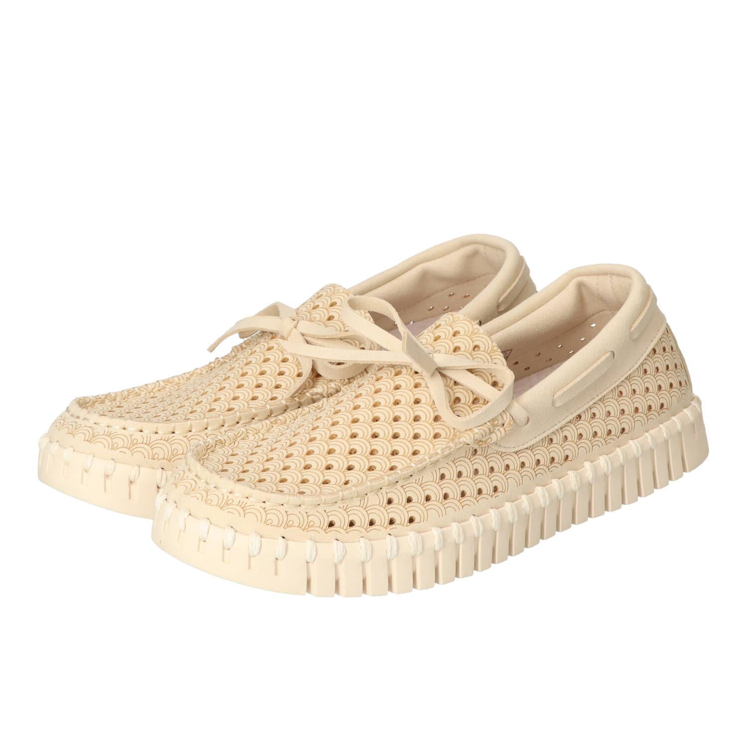Veterschoenen, Lichtbeige