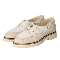 Veterschoenen, Lichtbeige