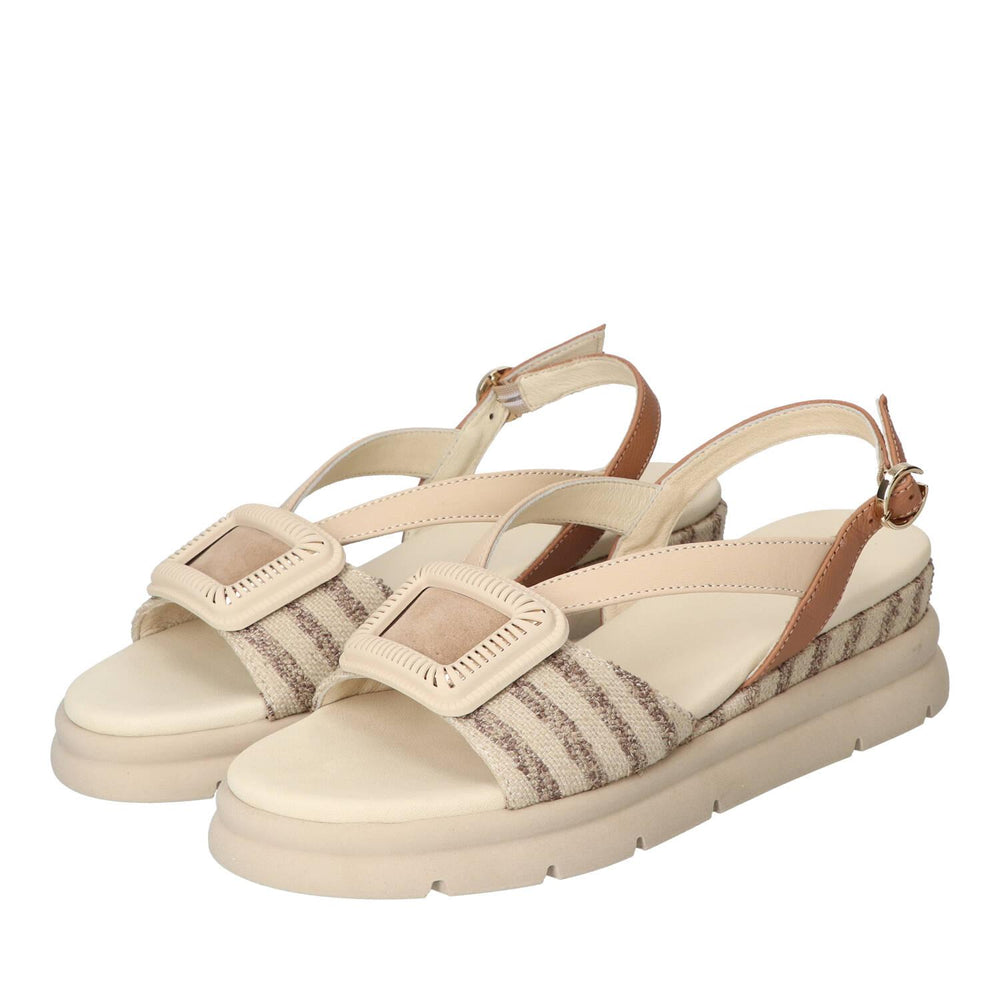 Sandalen, Taupe