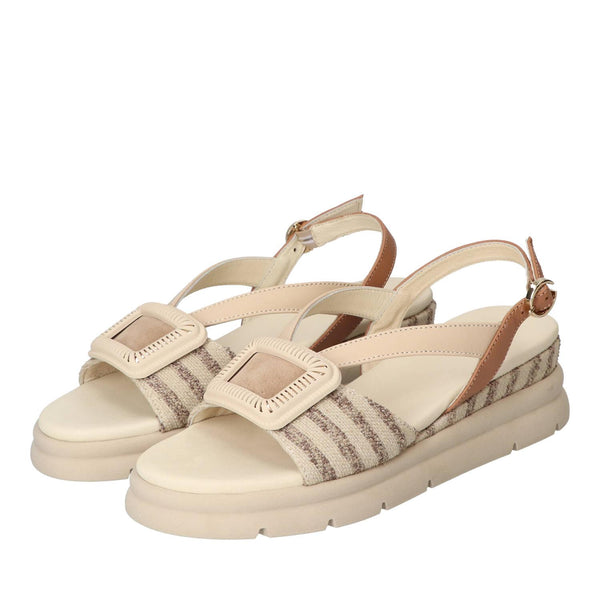 Sandalen, Taupe
