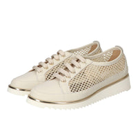 Veterschoenen, Lichtbeige