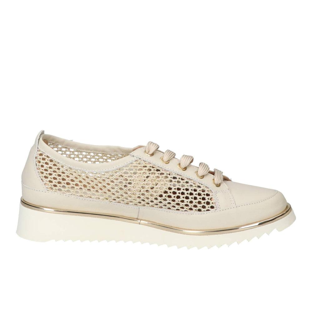 Veterschoenen, Lichtbeige