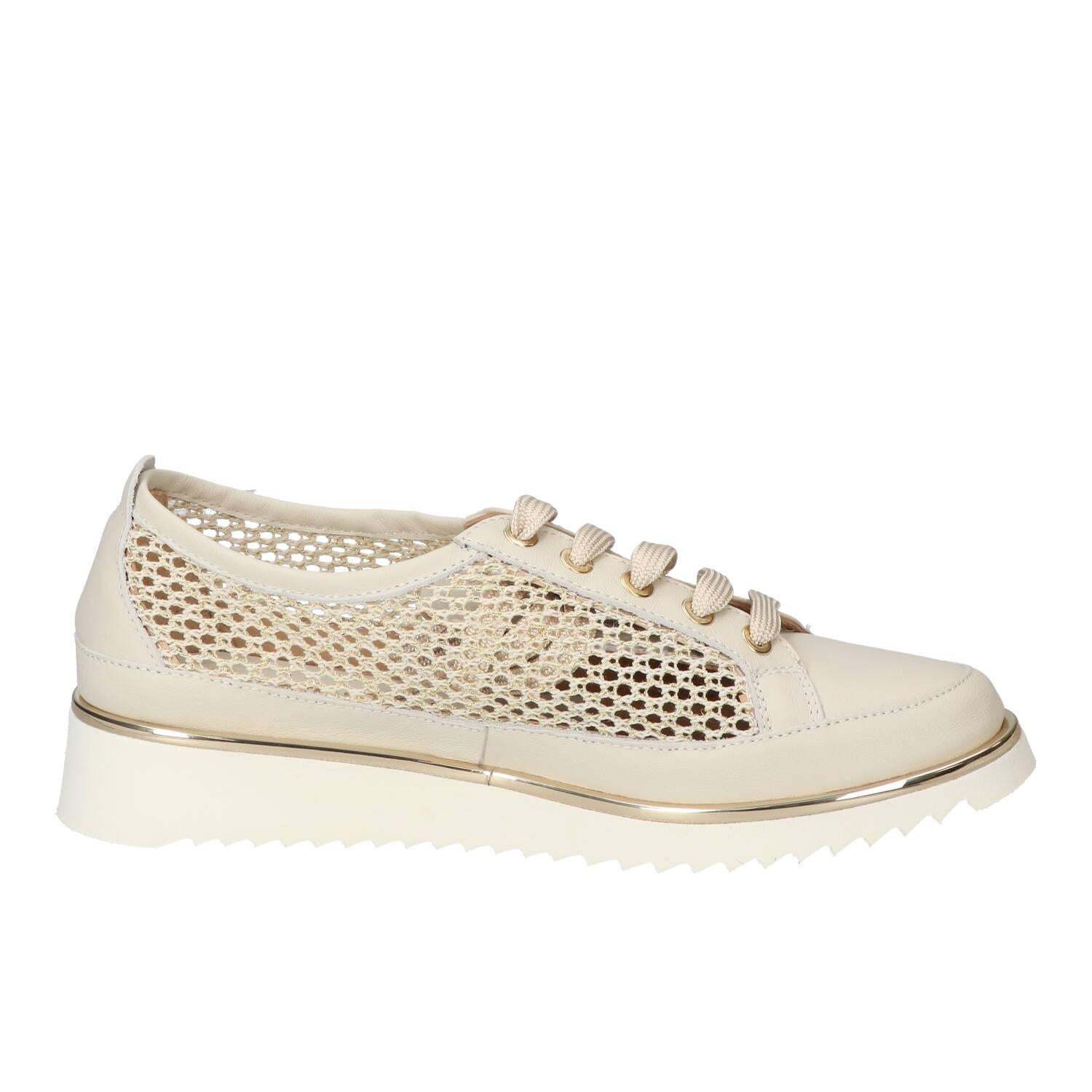 Veterschoenen, Lichtbeige