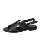 Sandalen, Zwart