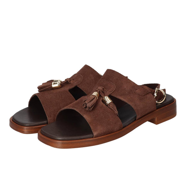 Sandalen, Donkerbruin