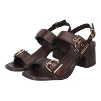 Sandalen, Donkerbruin