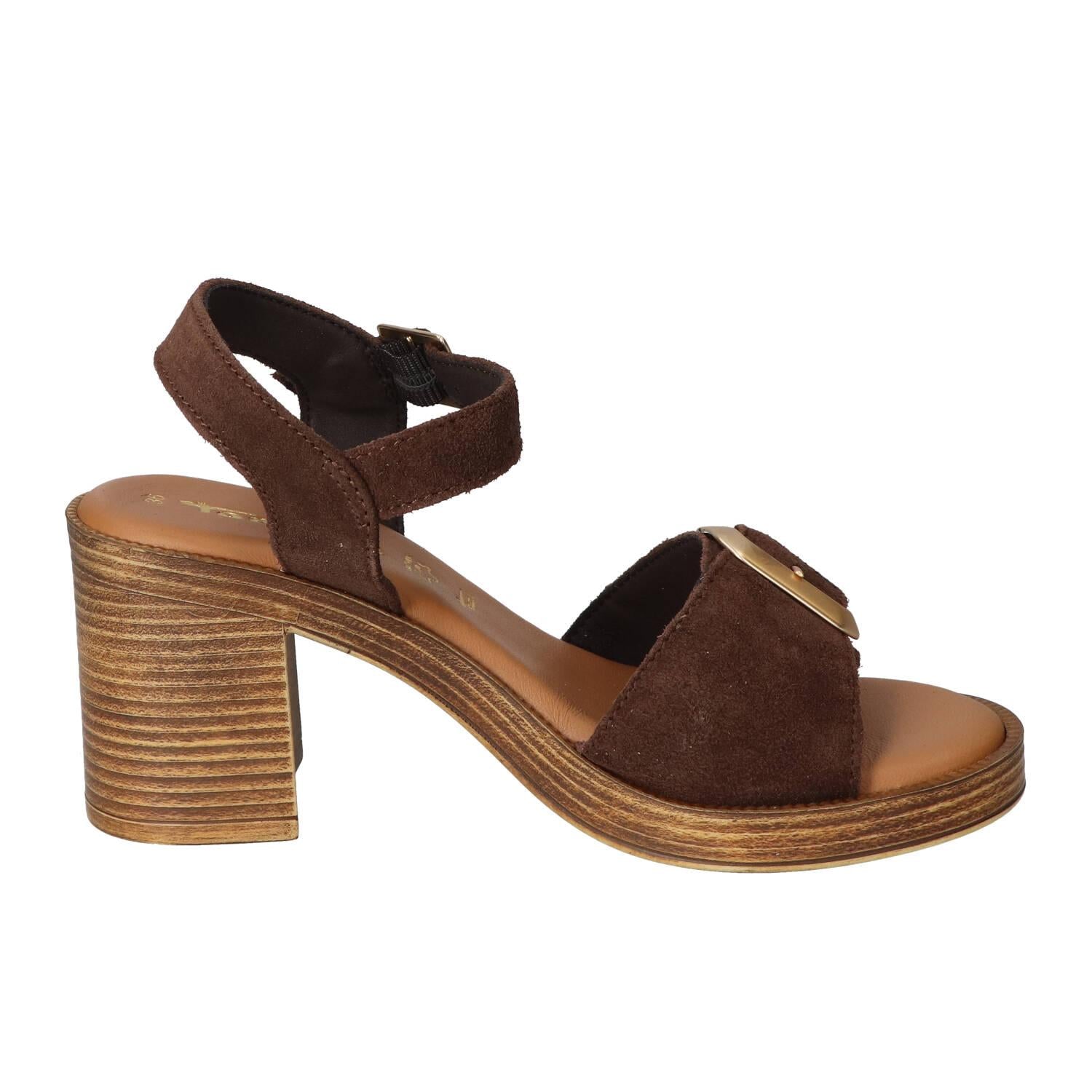 Sandalen, Donkerbruin