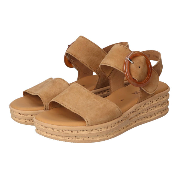 Sandalen, Cognac