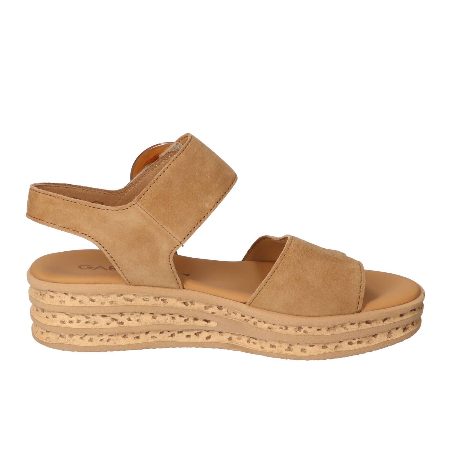 Sandalen, Cognac
