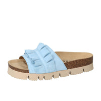 Slippers, Lichtblauw