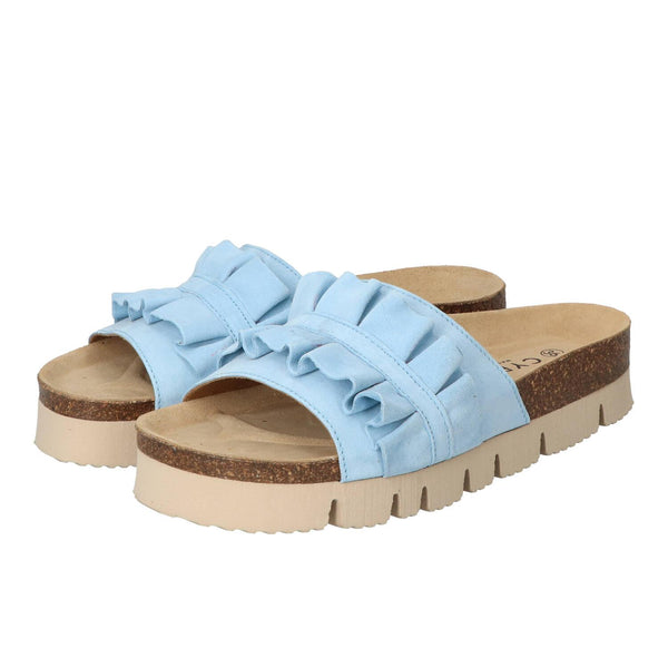 Slippers, Lichtblauw