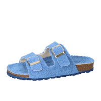 Slippers, Blauw
