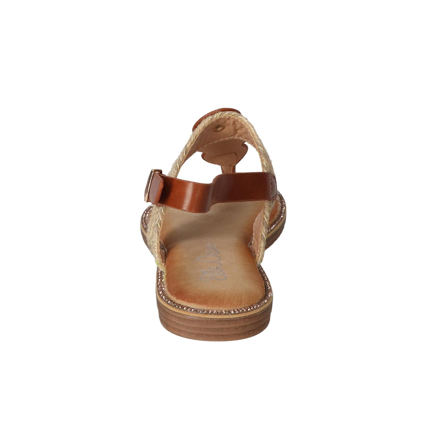 Sandalen, Cognac