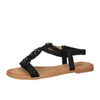 Sandalen, Zwart
